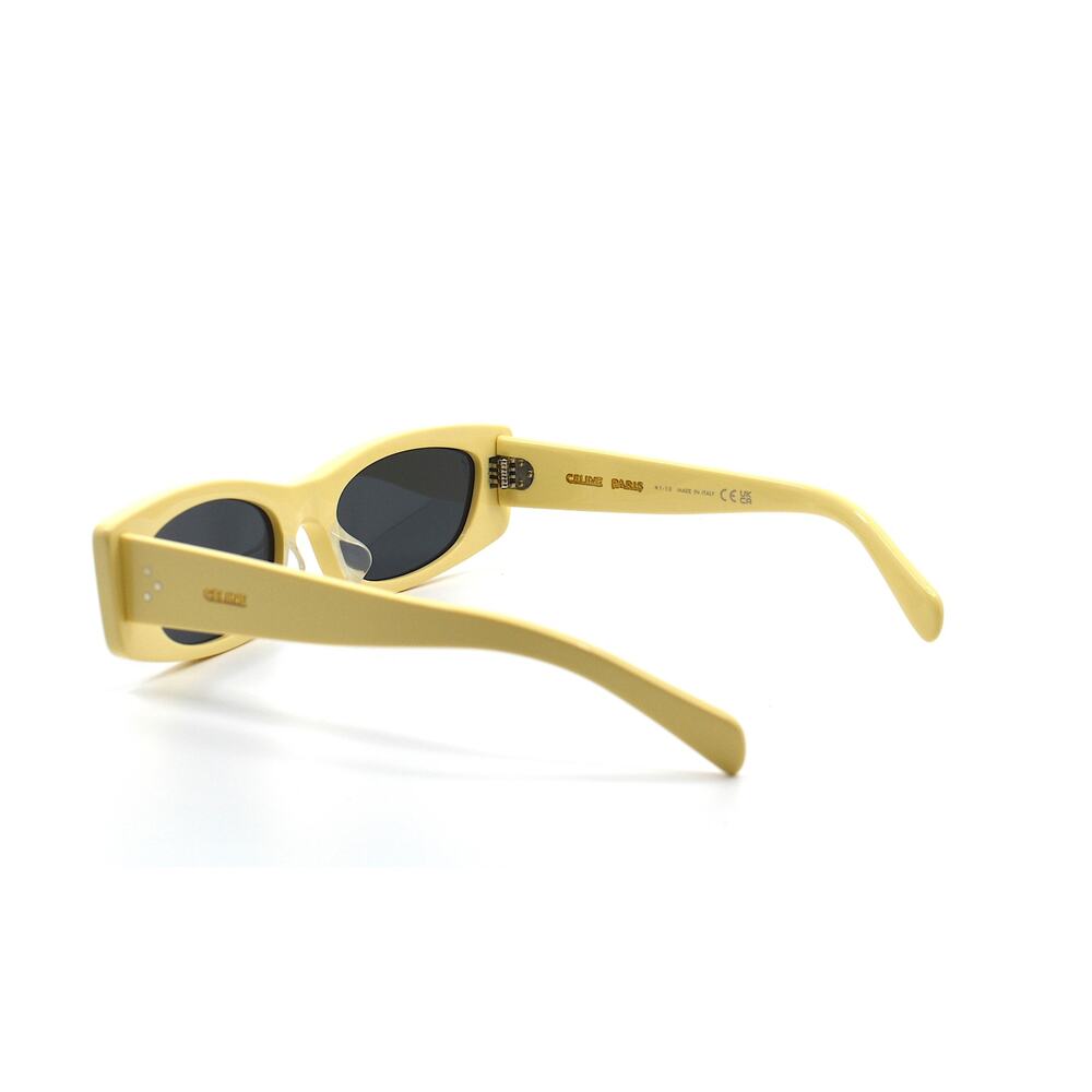 NEW CELINE CL40245U 39A YELLOW GREY WOMEN'S SUNGLASSES - Picture 4 of 10